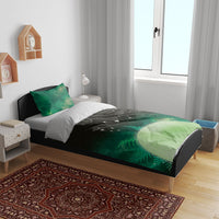 New Zealand Matariki Bedding Set Pleiades Star Cluster Green Galaxy