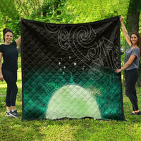 New Zealand Matariki Quilt Pleiades Star Cluster Green Galaxy LT05 - Polynesian Pride