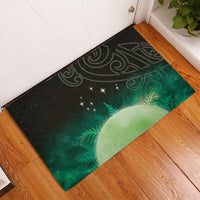New Zealand Matariki Rubber Doormat Pleiades Star Cluster Green Galaxy