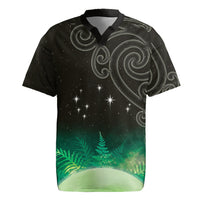 New Zealand Matariki Rugby Jersey Pleiades Star Cluster Green Galaxy