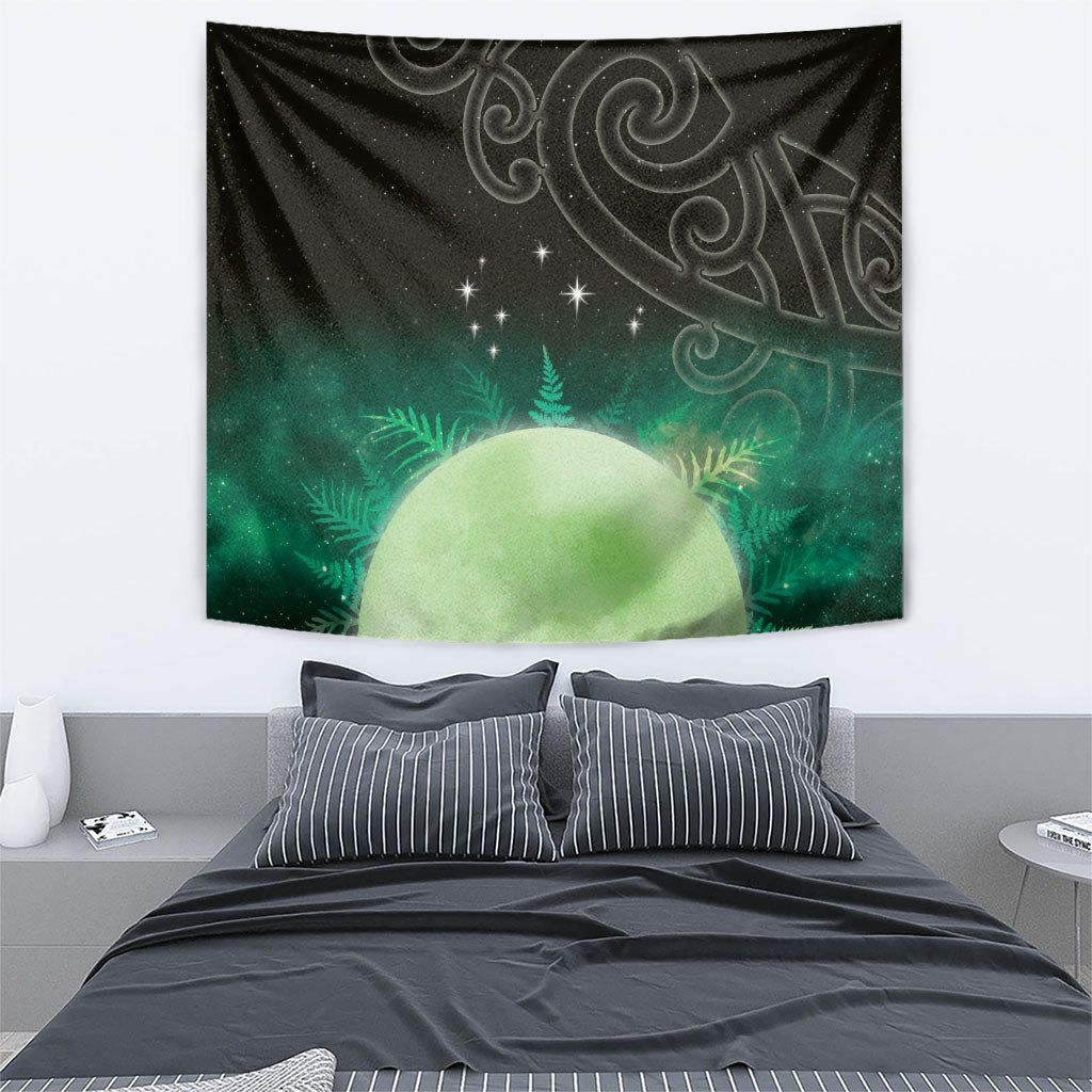 New Zealand Matariki Tapestry Pleiades Star Cluster Green Galaxy LT05 - Polynesian Pride