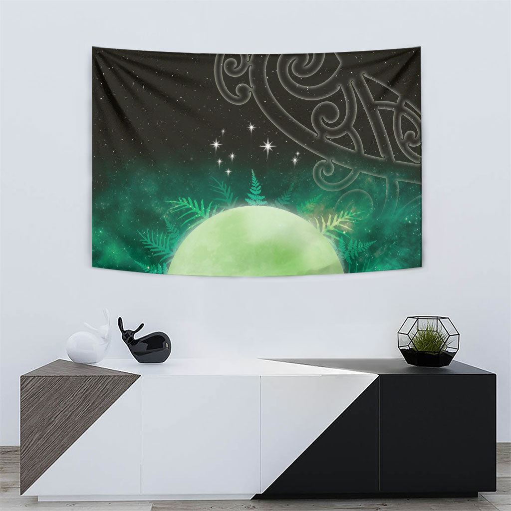 New Zealand Matariki Tapestry Pleiades Star Cluster Green Galaxy LT05 - Polynesian Pride