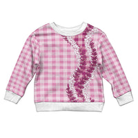 Pink Hawaii Palaka Kid Ugly Christmas Sweater Hawaiian Honohono Lei LT05 Kid Pink - Polynesian Pride