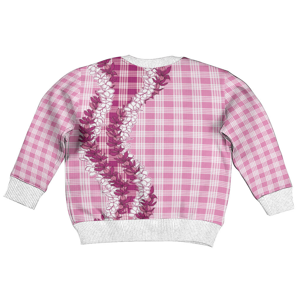 Pink Hawaii Palaka Kid Ugly Christmas Sweater Hawaiian Honohono Lei LT05 - Polynesian Pride