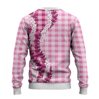 Pink Hawaii Palaka Ugly Christmas Sweater Hawaiian Honohono Lei LT05 - Polynesian Pride