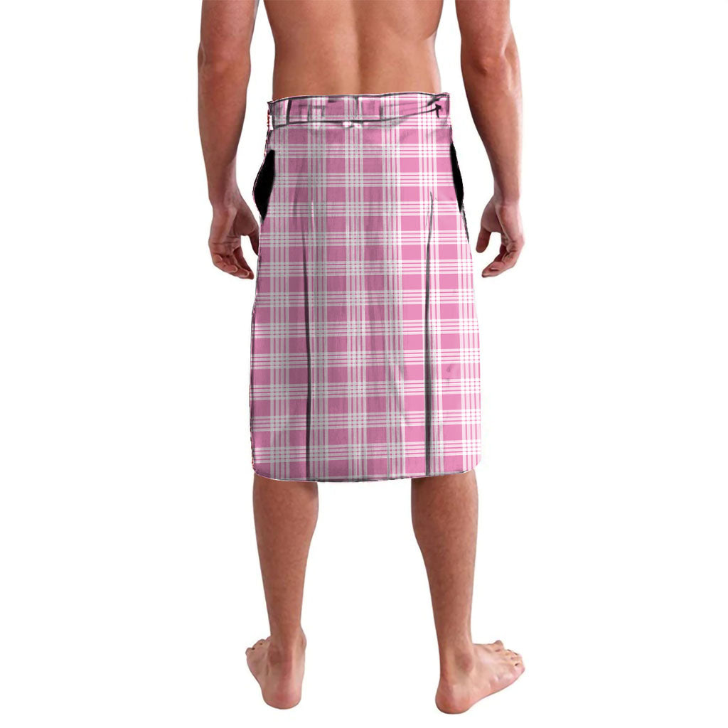 Pink Hawaii Palaka Lavalava Hawaiian Honohono Lei