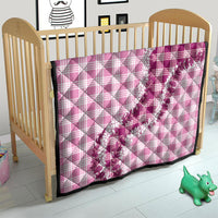 Pink Hawaii Palaka Quilt Hawaiian Honohono Lei