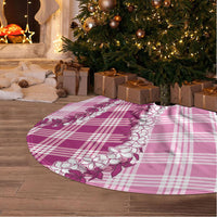 Pink Hawaii Palaka Tree Skirt Hawaiian Honohono Lei LT05 - Polynesian Pride