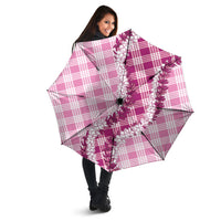 Pink Hawaii Palaka Umbrella Hawaiian Honohono Lei