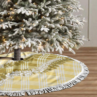 Yellow Hawaii Palaka Tree Skirt Hawaiian Honohono Lei LT05 - Polynesian Pride