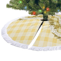 Yellow Hawaii Palaka Tree Skirt Hawaiian Honohono Lei LT05 - Polynesian Pride