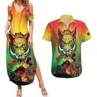 Vanuatu July 30th 1980 Couples Matching Summer Maxi Dress and Hawaiian Shirt Happy Independence Day LT05 Reggae - Polynesian Pride