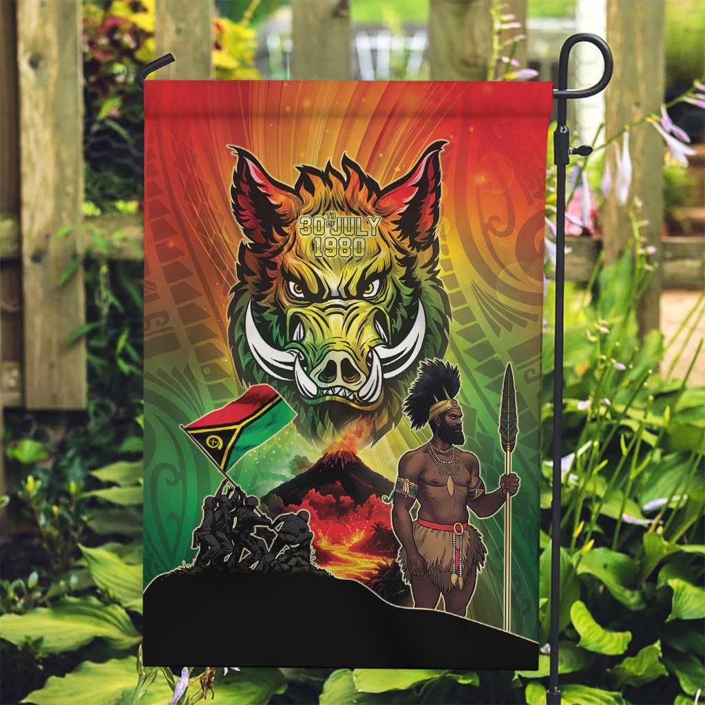 Vanuatu July 30th 1980 Garden Flag Happy Independence Day LT05 Garden Flag Reggae - Polynesian Pride