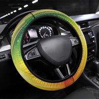 Vanuatu July 30th 1980 Steering Wheel Cover Happy Independence Day LT05 Universal Fit Reggae - Polynesian Pride
