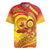Vanuatu 45 Yia Indipendens Anivesari Rugby Jersey Tamtam Drum With Boar Tusk - Polynesian Pride