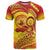 Vanuatu 45 Yia Indipendens Anivesari T Shirt Tamtam Drum With Boar Tusk - Polynesian Pride