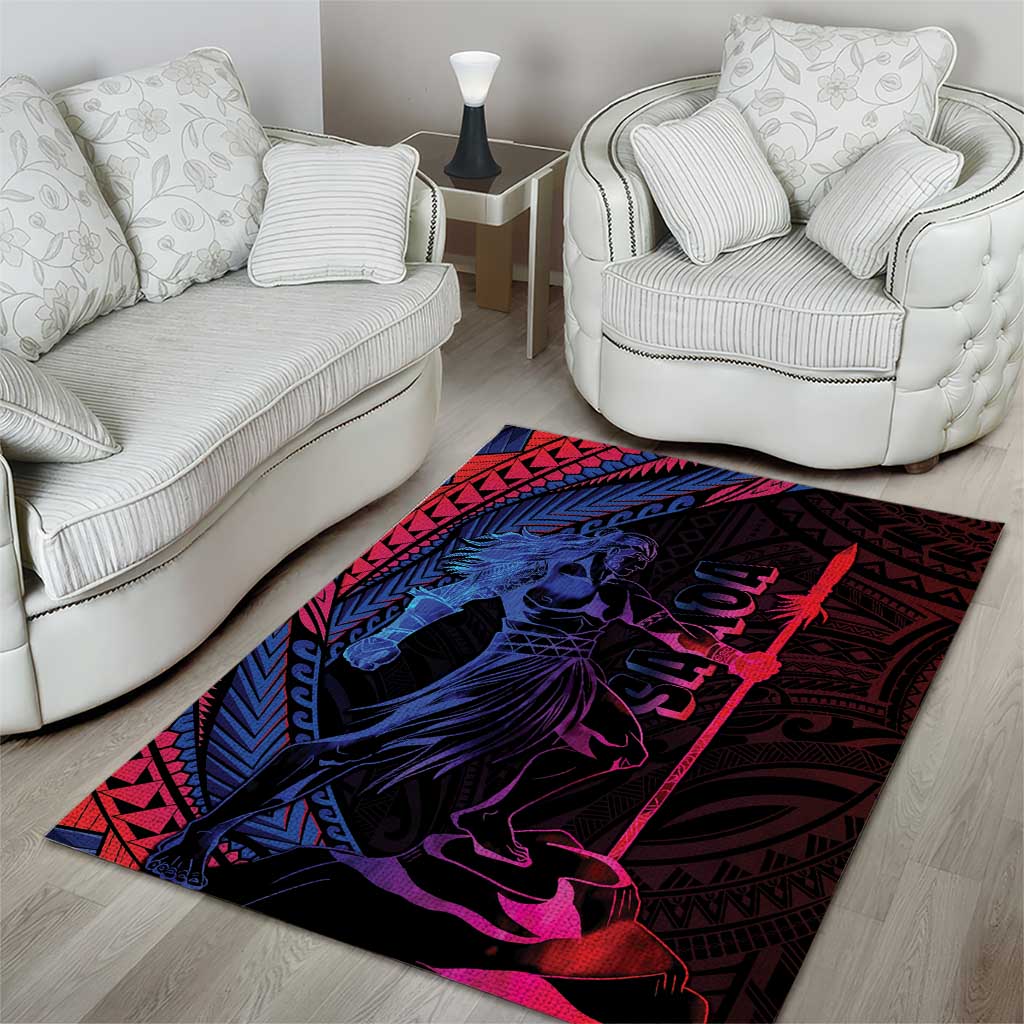 Samoan Pride Area Rug The Tui Manua - Polynesian Pride