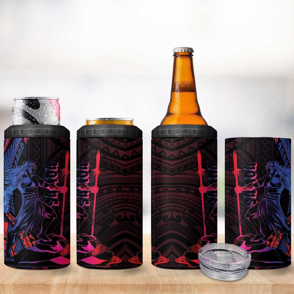 Samoan Pride 4 in 1 Can Cooler Tumbler The Tui Manua - Polynesian Pride