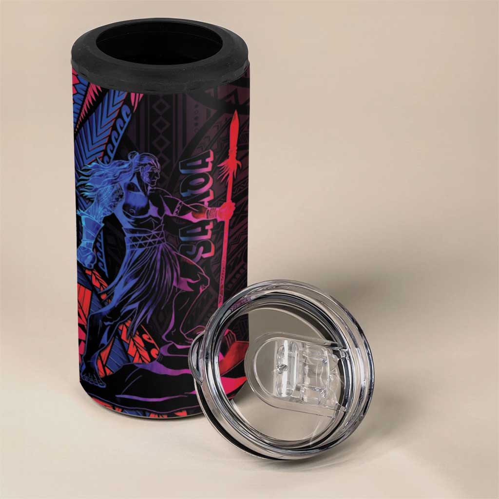 Samoan Pride 4 in 1 Can Cooler Tumbler The Tui Manua - Polynesian Pride