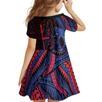 Samoan Pride Family Matching Tank Maxi Dress and Hawaiian Shirt The Tui Manua LT05 - Polynesian Pride