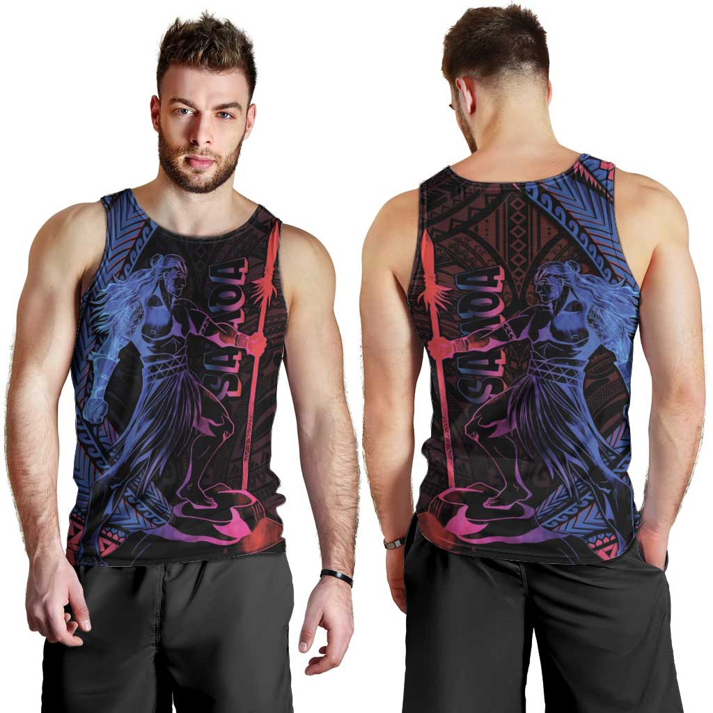 Samoan Pride Men Tank Top The Tui Manua - Polynesian Pride