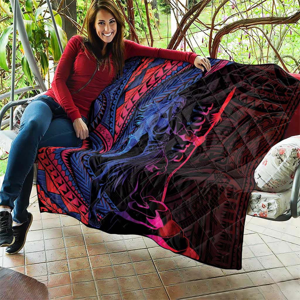 Samoan Pride Quilt The Tui Manua - Polynesian Pride
