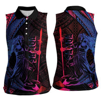 Samoan Pride Women Sleeveless Polo Shirt The Tui Manua LT05 - Polynesian Pride