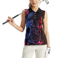 Samoan Pride Women Sleeveless Polo Shirt The Tui Manua LT05 - Polynesian Pride