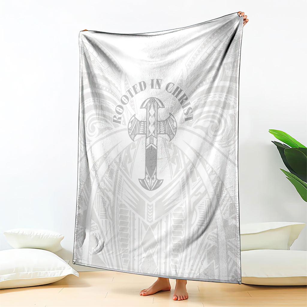 Samoa Christian Blanket Rooted In Christ Polynesian Cross