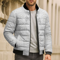 Samoa Christian Bomber Puffer Jacket Rooted In Christ Polynesian Cross