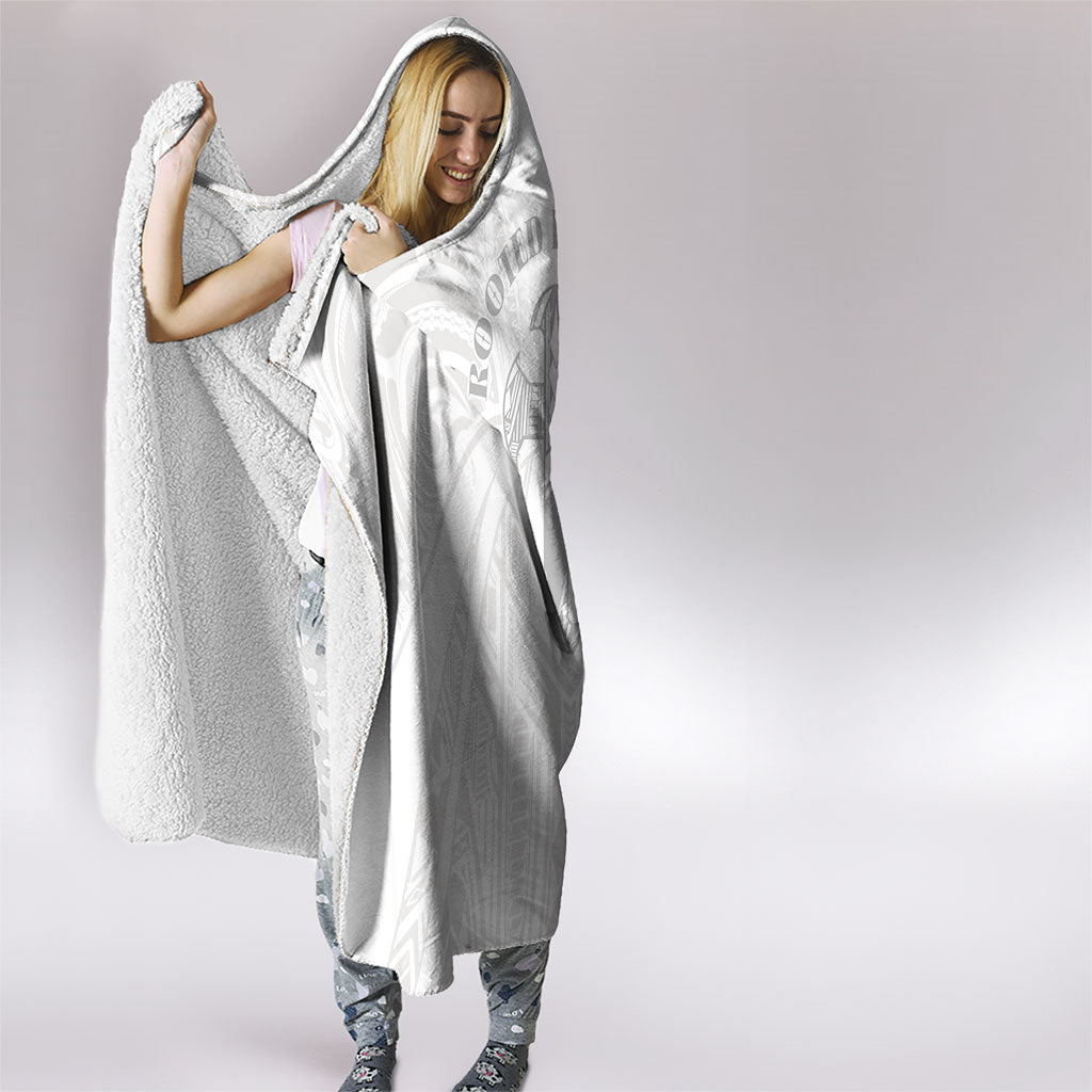 Samoa Christian Hooded Blanket Rooted In Christ Polynesian Cross LT05 - Polynesian Pride