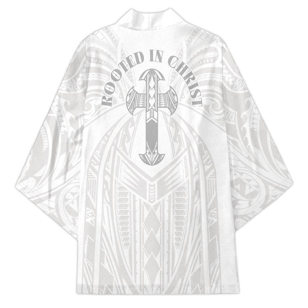Samoa Christian Kimono Rooted In Christ Polynesian Cross LT05 - Polynesian Pride
