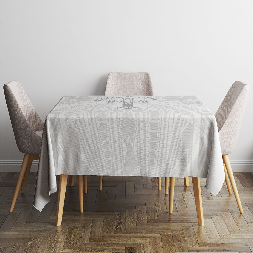 Samoa Christian Tablecloth Rooted In Christ Polynesian Cross