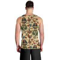 Hawaii Halloween Men Tank Top Spooky Tropical Hula Zombie LT05 - Polynesian Pride