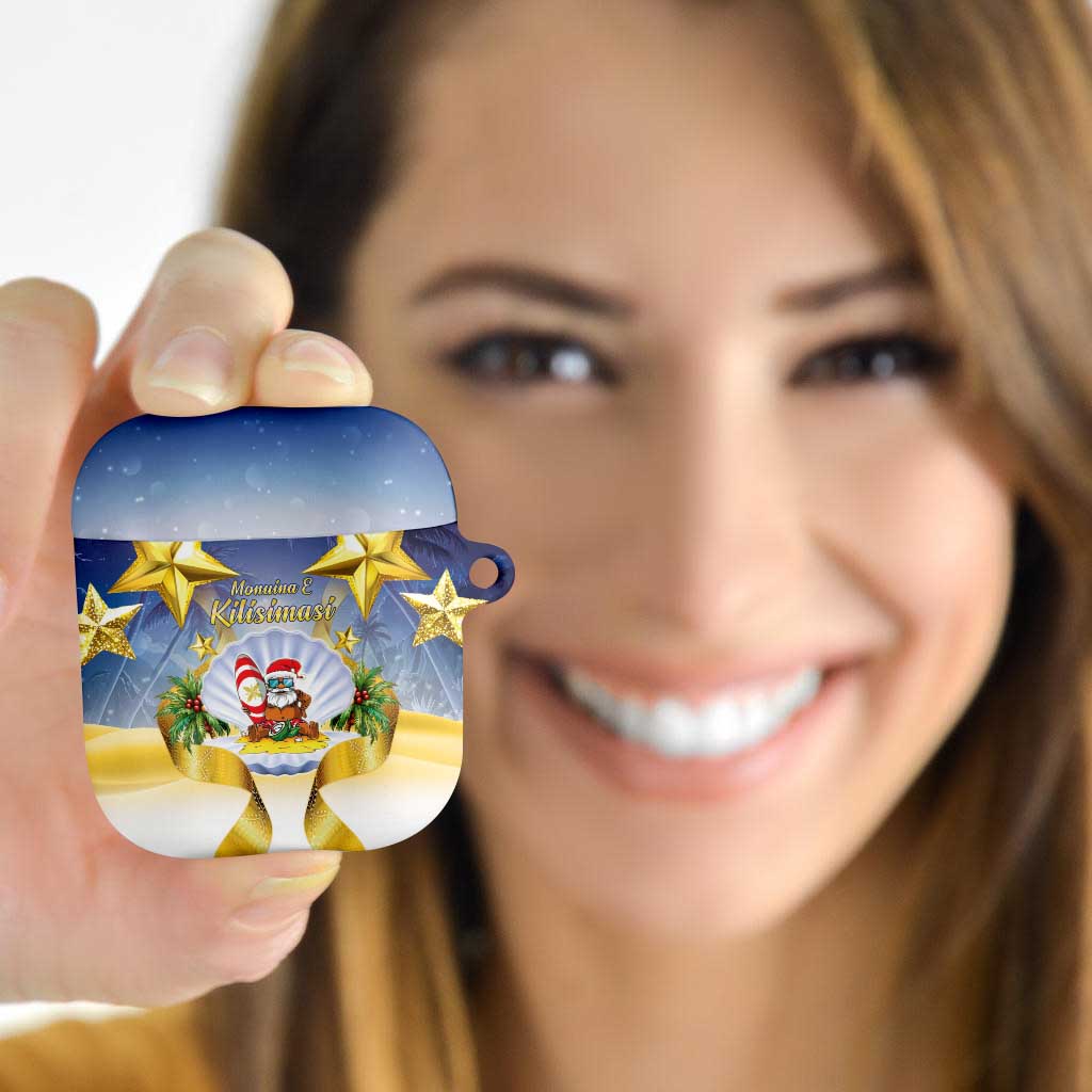 Niue Christmas AirPods Case Seashell Santa Beach Vibes - Polynesian Pride