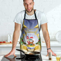 Niue Christmas Apron Seashell Santa Beach Vibes - Polynesian Pride