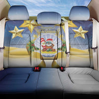 Niue Christmas Back Car Seat Cover Seashell Santa Beach Vibes - Polynesian Pride