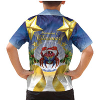 Niue Christmas Family Matching Mermaid Dress and Hawaiian Shirt Seashell Santa Beach Vibes LT05 - Polynesian Pride