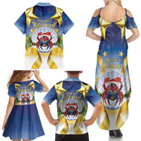 Niue Christmas Family Matching Summer Maxi Dress and Hawaiian Shirt Seashell Santa Beach Vibes LT05 - Polynesian Pride