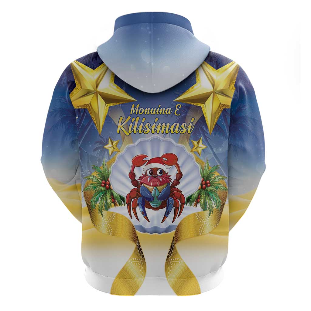 Niue Christmas Hoodie Seashell Santa Beach Vibes LT05 - Polynesian Pride