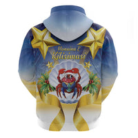 Niue Christmas Hoodie Seashell Santa Beach Vibes LT05 - Polynesian Pride