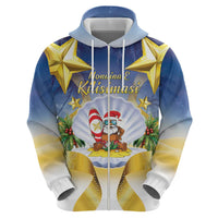 Niue Christmas Hoodie Seashell Santa Beach Vibes LT05 - Polynesian Pride