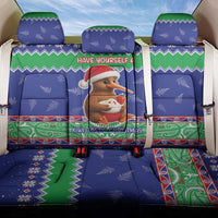 New Zealand Christmas Back Car Seat Cover Have Yourself A Kiwi-tastic Christmas LT05 One Size Blue - Polynesian Pride