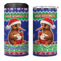 New Zealand Christmas 4 in 1 Can Cooler Tumbler Have Yourself A Kiwi-tastic Christmas LT05 One Size: 16 oz Blue - Polynesian Pride