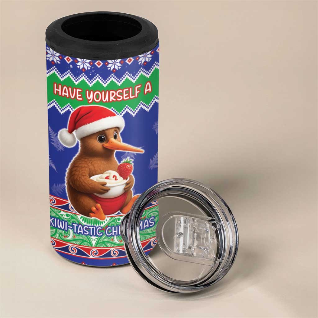 New Zealand Christmas 4 in 1 Can Cooler Tumbler Have Yourself A Kiwi-tastic Christmas LT05 - Polynesian Pride