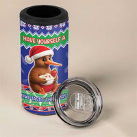 New Zealand Christmas 4 in 1 Can Cooler Tumbler Have Yourself A Kiwi-tastic Christmas LT05 - Polynesian Pride