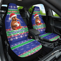New Zealand Christmas Car Seat Cover Have Yourself A Kiwi-tastic Christmas LT05 One Size Blue - Polynesian Pride