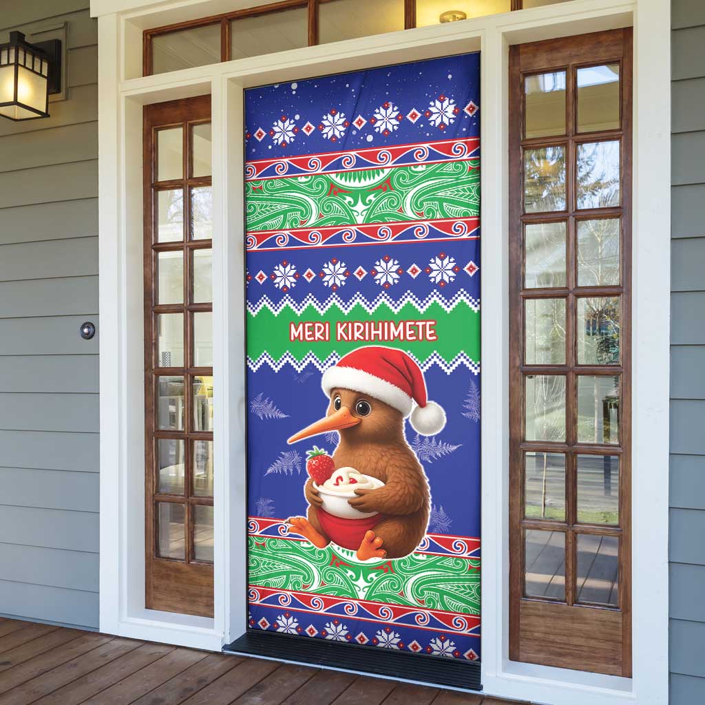 New Zealand Christmas Door Cover Have Yourself A Kiwi-tastic Christmas LT05 - Polynesian Pride