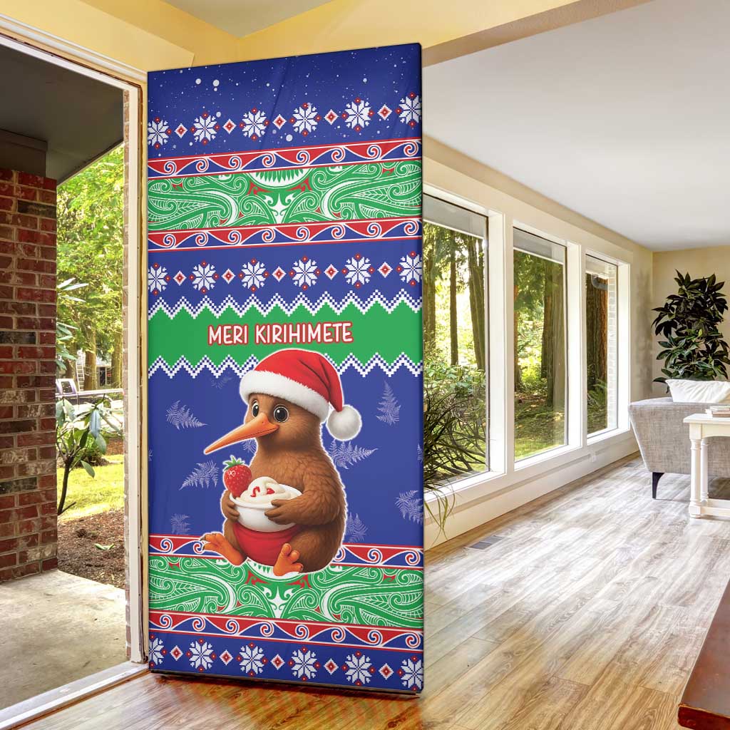 New Zealand Christmas Door Cover Have Yourself A Kiwi-tastic Christmas LT05 - Polynesian Pride