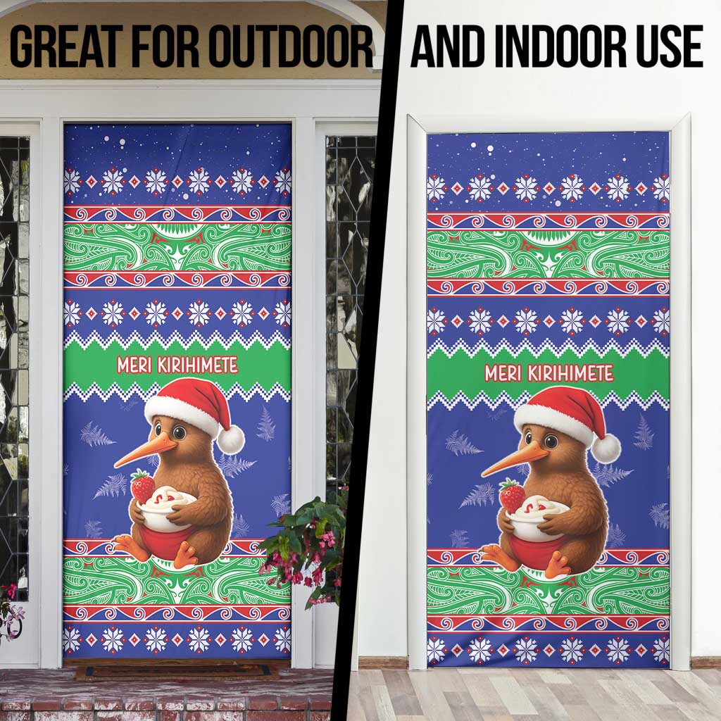 New Zealand Christmas Door Cover Have Yourself A Kiwi-tastic Christmas LT05 - Polynesian Pride